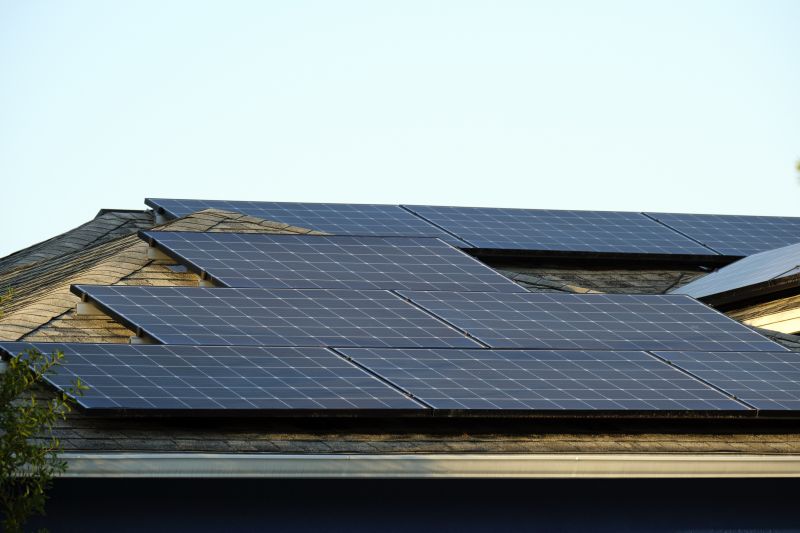 Solar Panels on a Roof